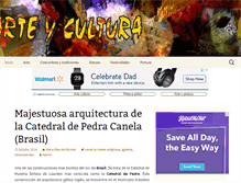 Tablet Screenshot of dearteycultura.com